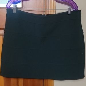 Black Stretch Mini Skirt